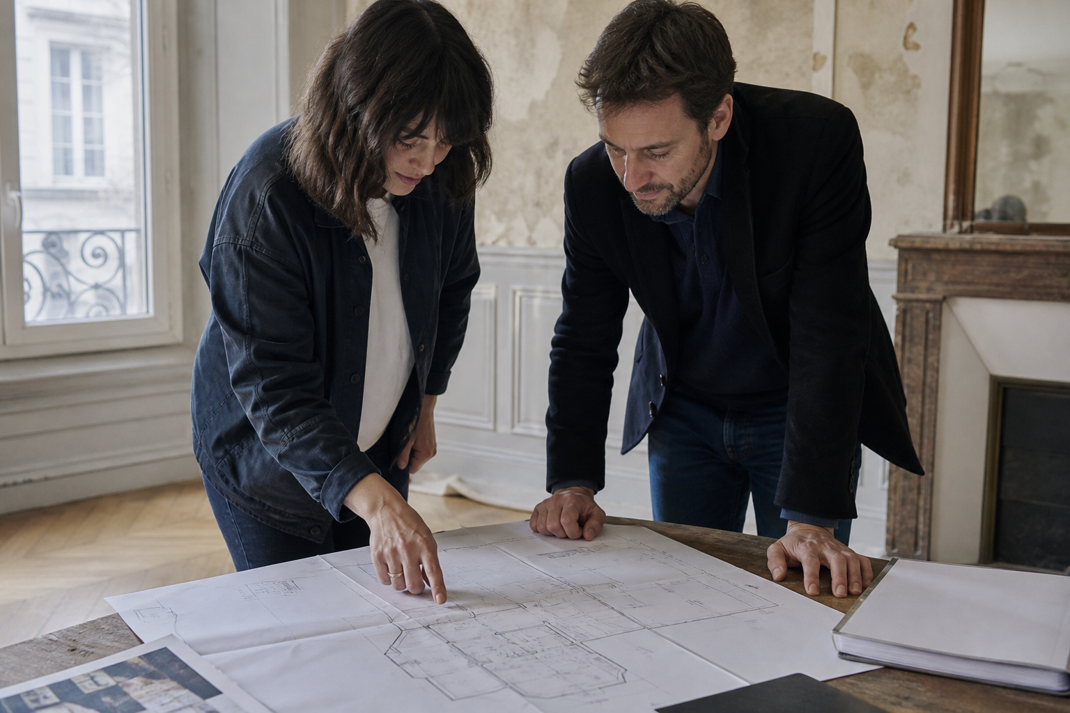 Scène professionnelle illustrant changement destination valorisation