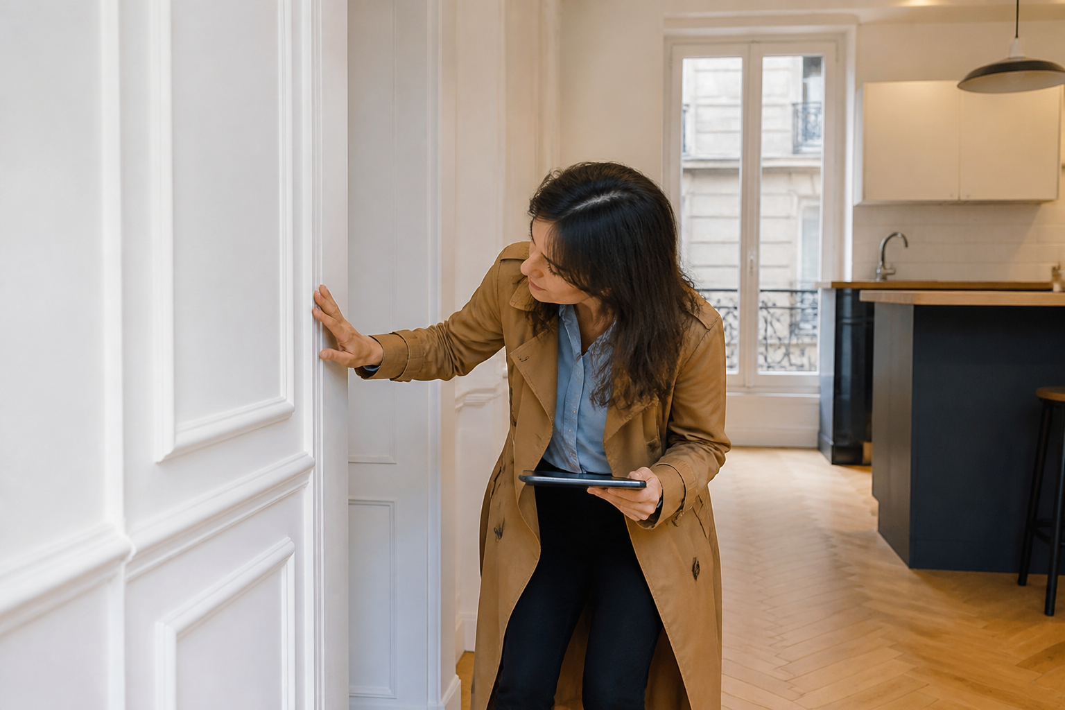 Scène professionnelle illustrant estimer potentiel bien immobilier