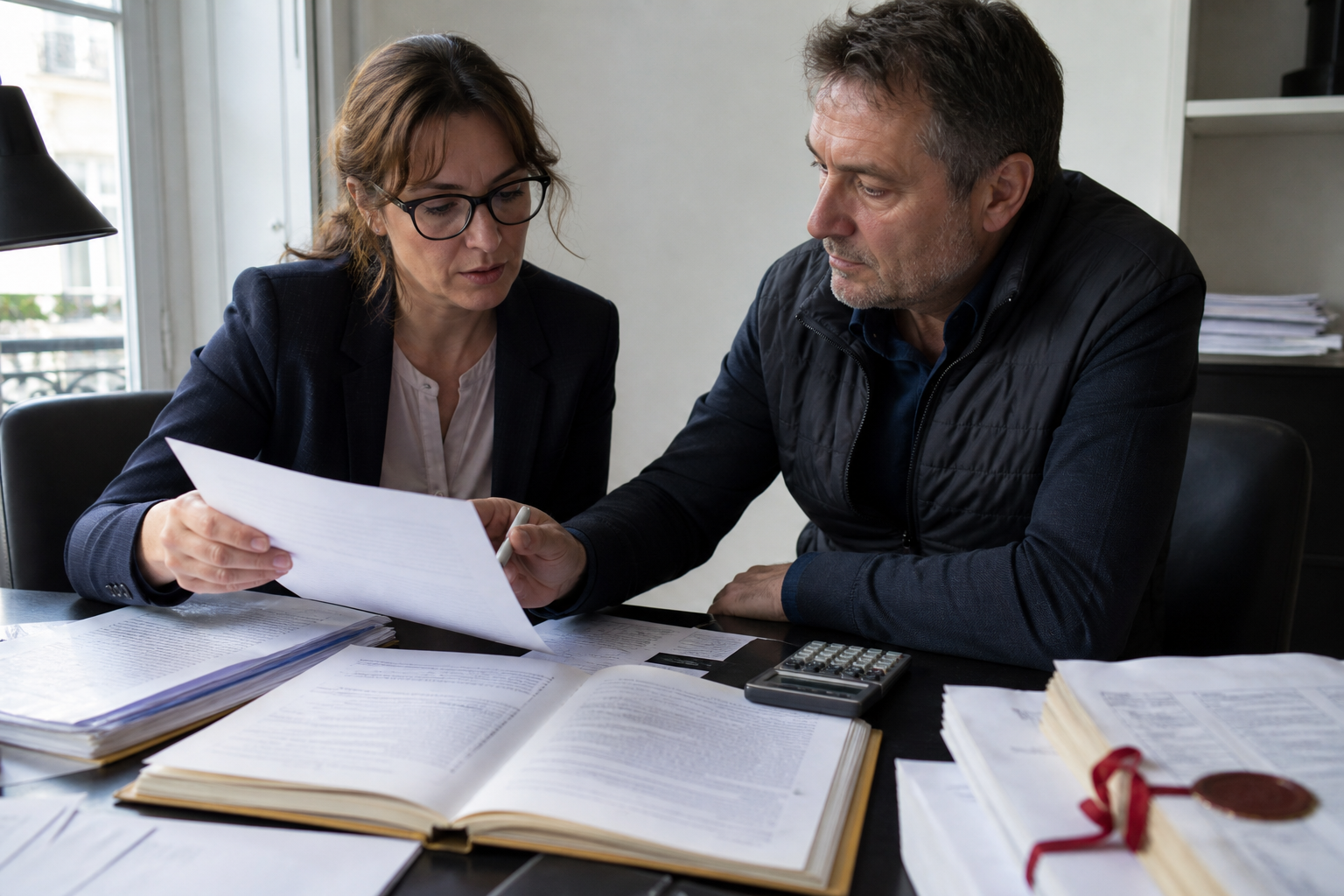 Scène professionnelle illustrant revente moins de 5 ans fiscalite