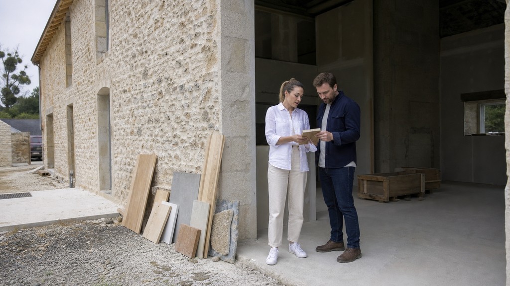 Illustration éditoriale : Rénover pour revendre marge : où gagner vraiment sans surinvestir dans les travaux